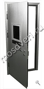 Дверь в комнату хранения оружия с окном КХО-10 - купить от производителя Мосдвери Дверь в комнату хранения оружия с окном КХО-10