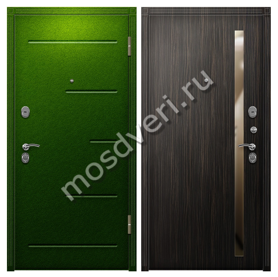 Дверь в частный дом порошковое напыление и МДФ - купить от производителя Мосдвери Дверь в частный дом порошковое напыление и МДФ