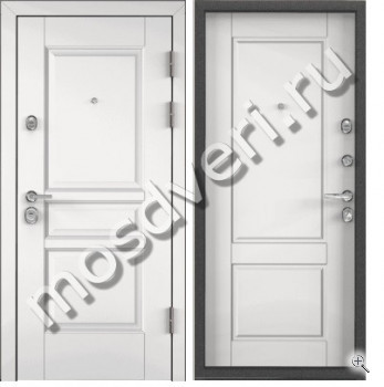 Белые входные двери мдф с двух сторон - купить от производителя Мосдвери Белые входные двери мдф с двух сторон